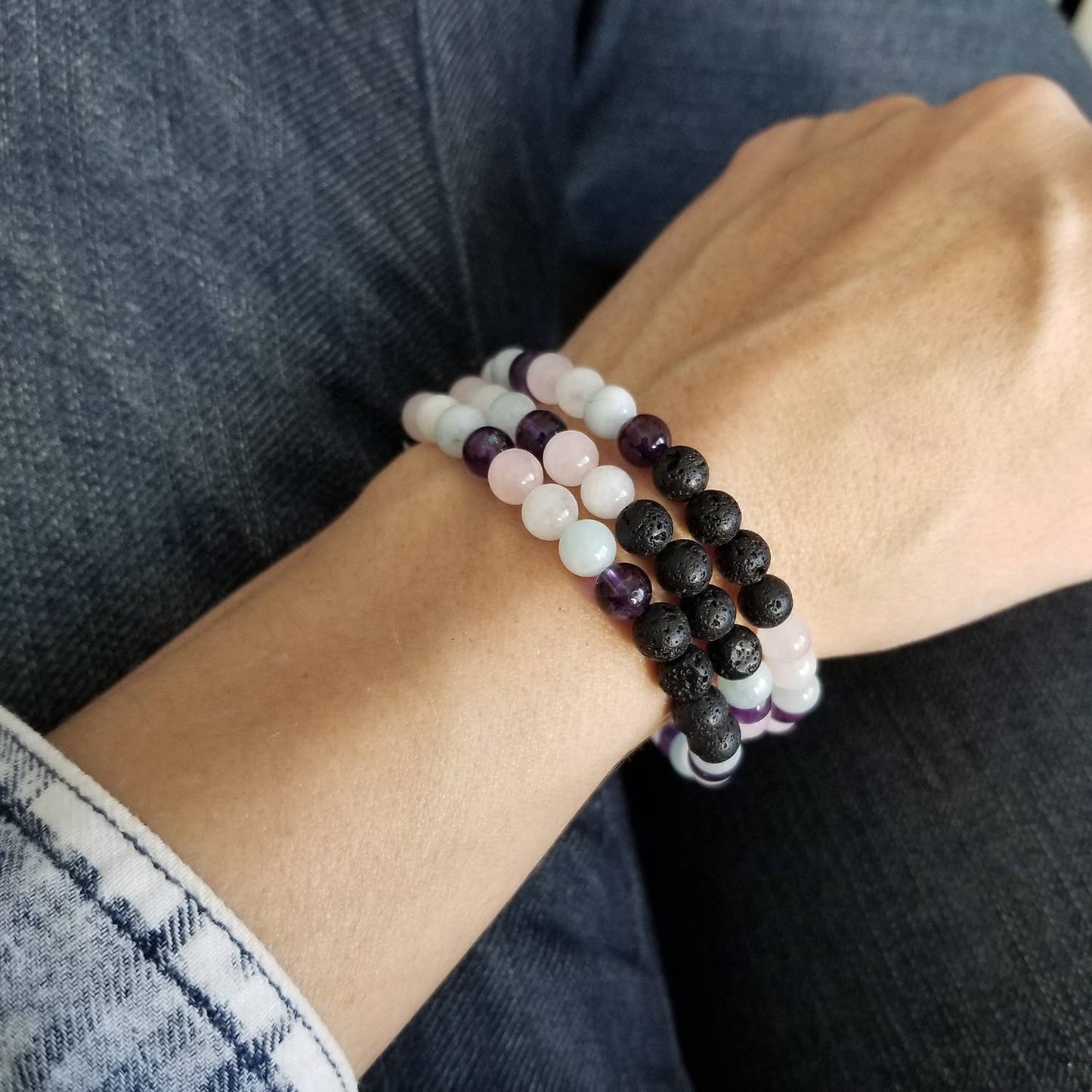 Goddess Aroma Bracelet - Handmade Lava Stone Bracelet