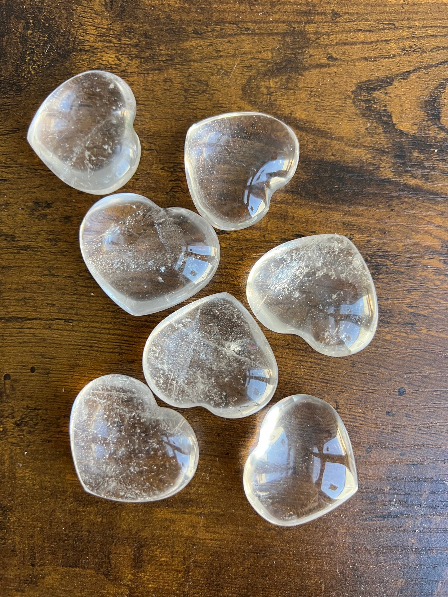 Mini Clear Quartz Crystal Heart