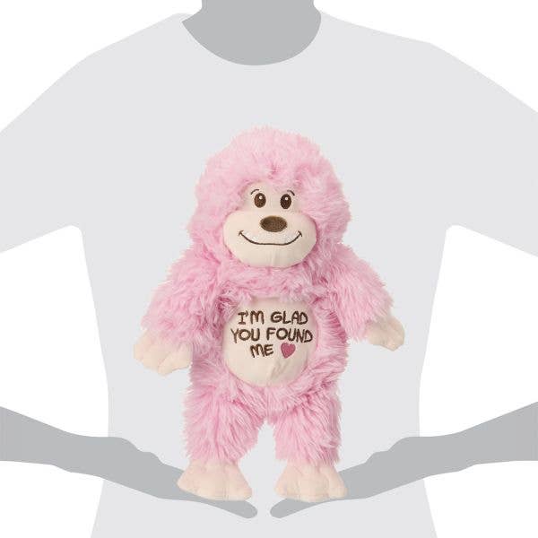 14-Inch Girl Bigfoot Plush I'm Glad You Found Me Stuffed Animal