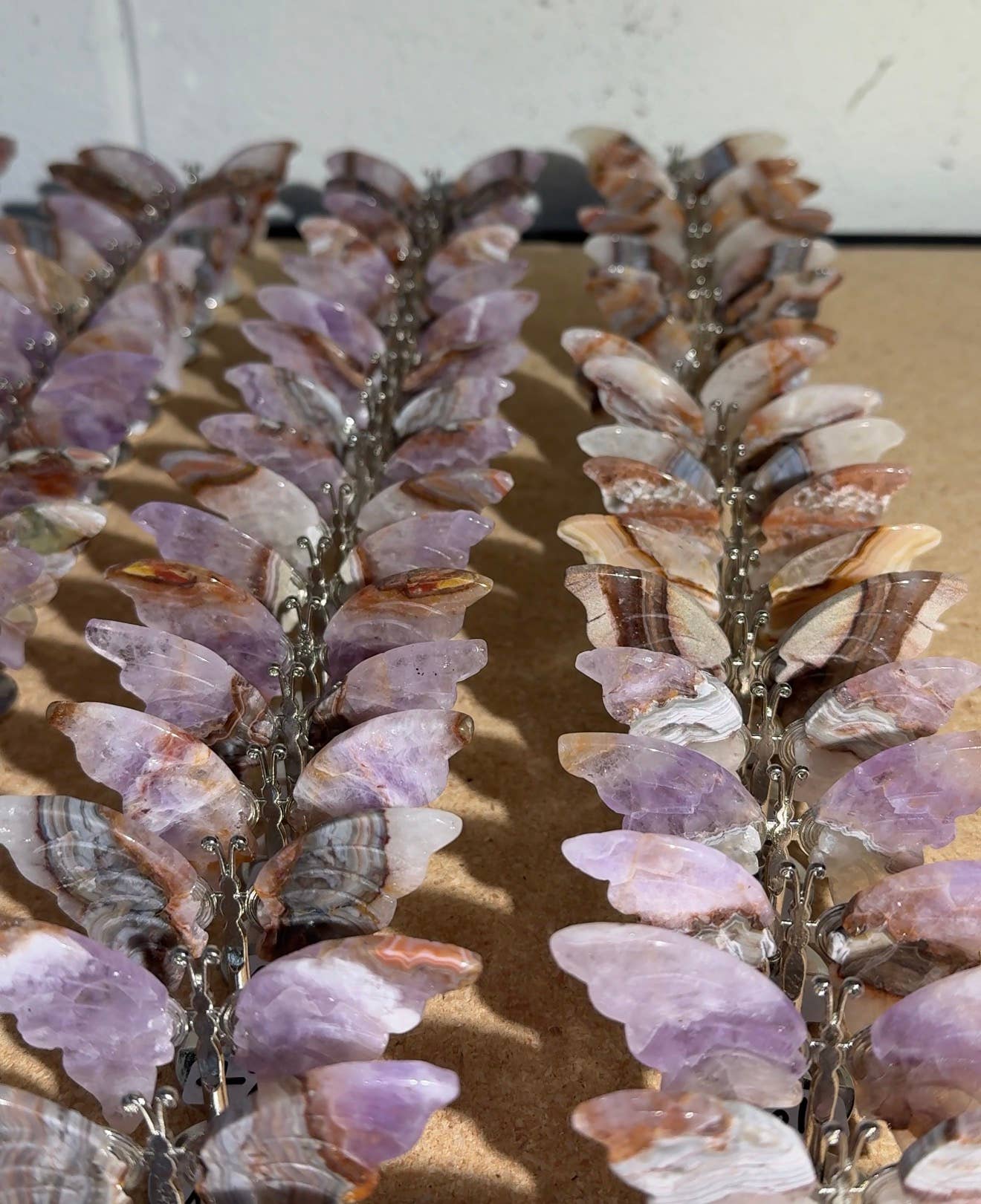 Amethyst Lace Agate Crystal Butterfly- Spirituality
