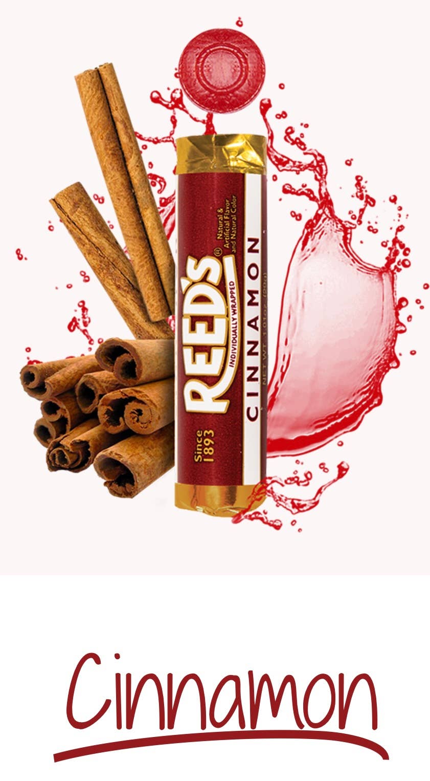 Nostalgic Reed’s “Cinnamon
” Hard Candy Roll Est. 1893!
