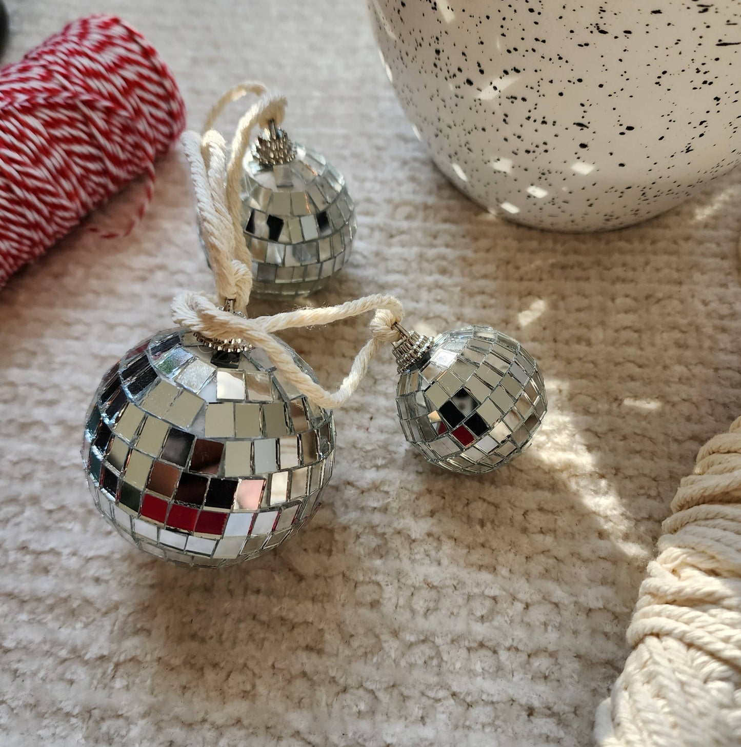 Disco Ball Charms, Car Accessories, Boho & Retro Home Decor