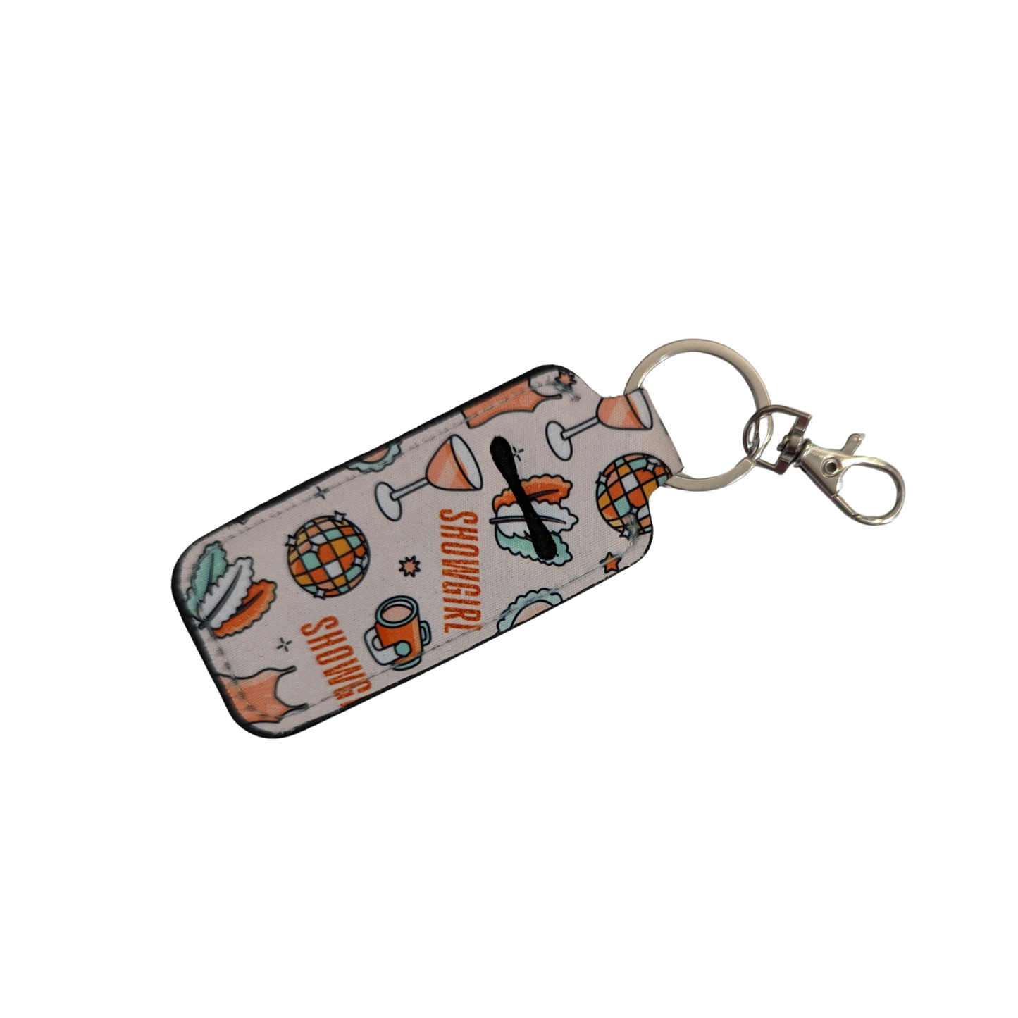 Showgirl Boot Lip Balm Chapstick Keychain Holder