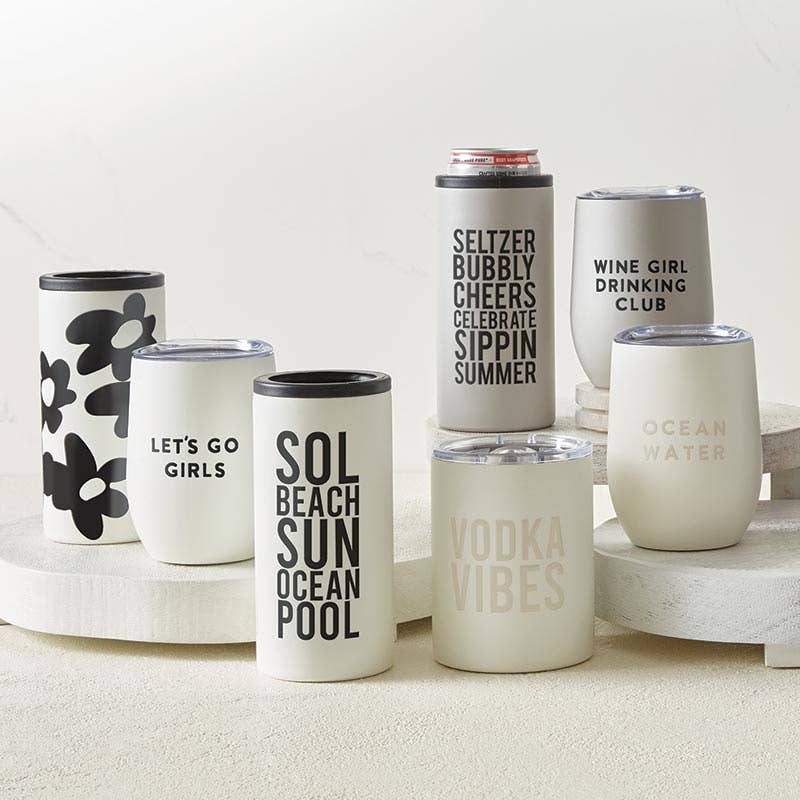 Skinny Can Cooler - Seltzer Bubbly Cheers