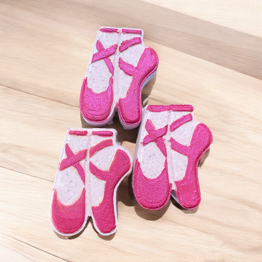 Ballet Shoe Bath Bomb with Surprise Coin Inside 
