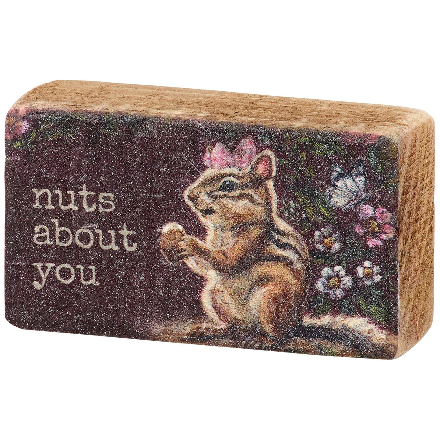 Nuts About You Block Sign