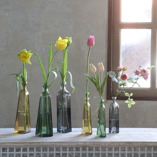 Valencia Recycled Glass Vases: Bello, Bonito, Sol (SMALL)