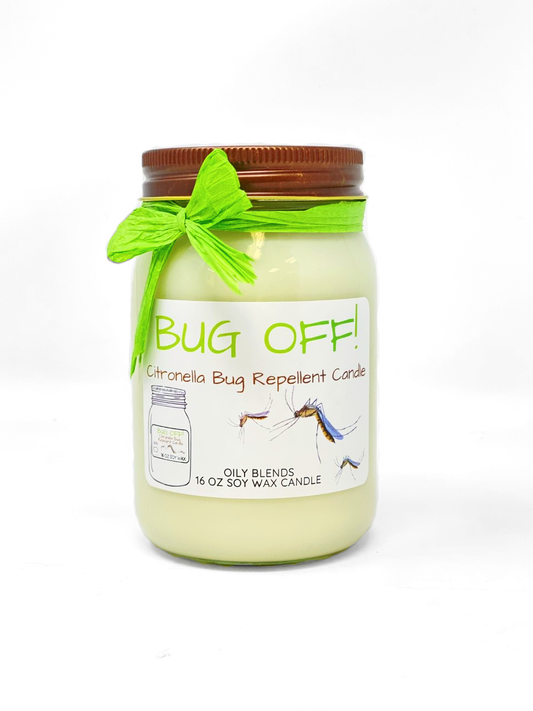 Jumbo Citronella Candles - 100 Hour Soy Wax Candle Bug Repel