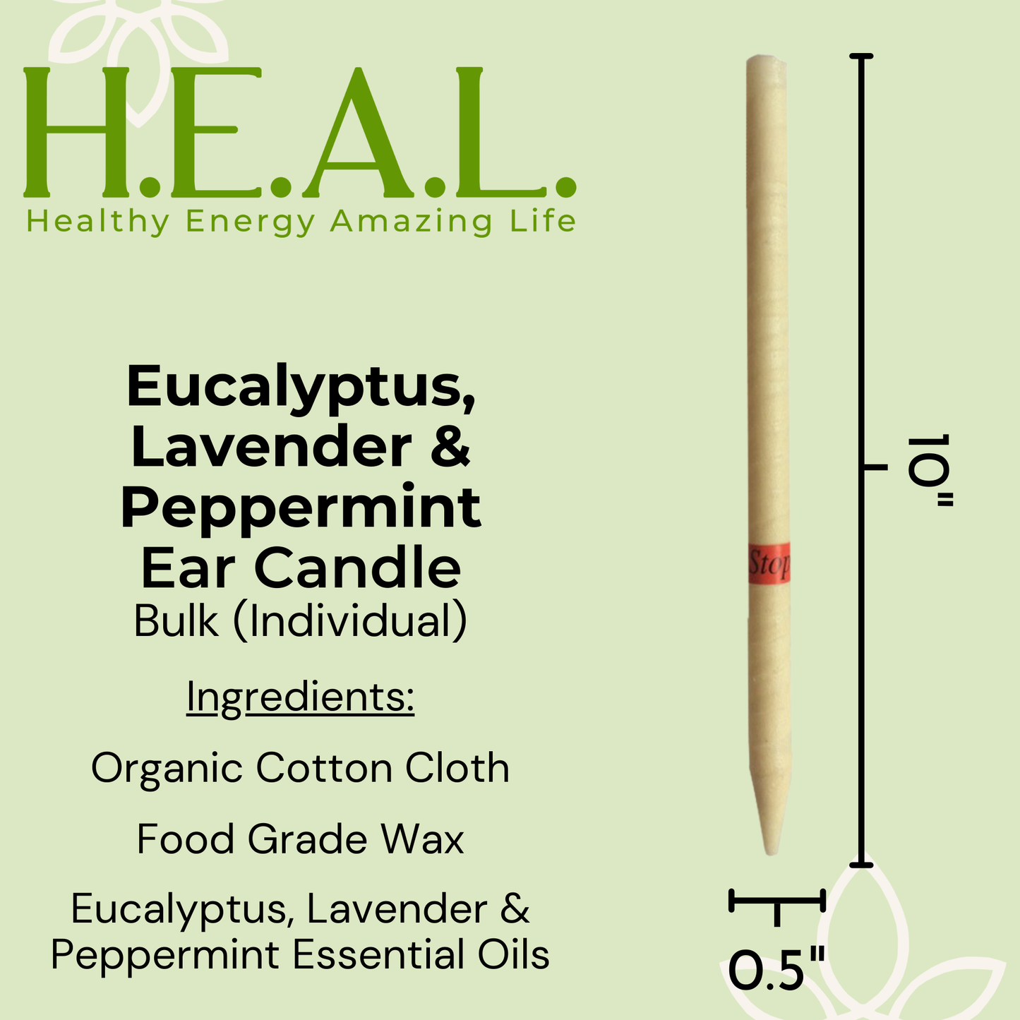 Eucalyptus, Lavender & Peppermint Ear Candles by Doc Harmony