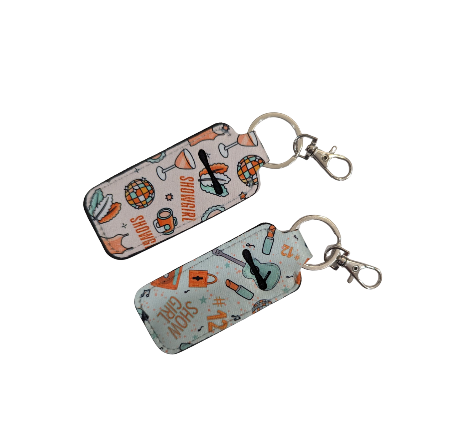 Showgirl Boot Lip Balm Chapstick Keychain Holder