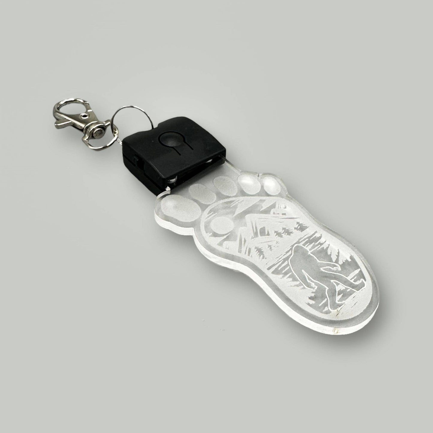 Bigfoot Rechargeable LED Keychain with Clip