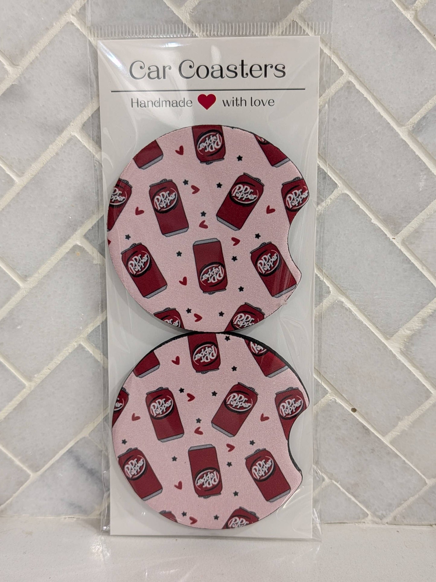 Dr P Soda Car Coasters