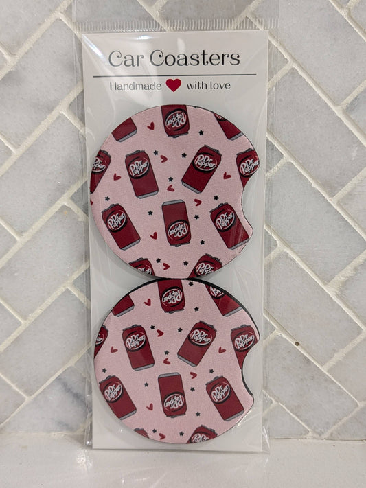 Dr P Soda Car Coasters