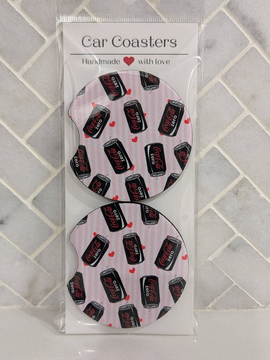 Zero Cola Soda Car Coasters