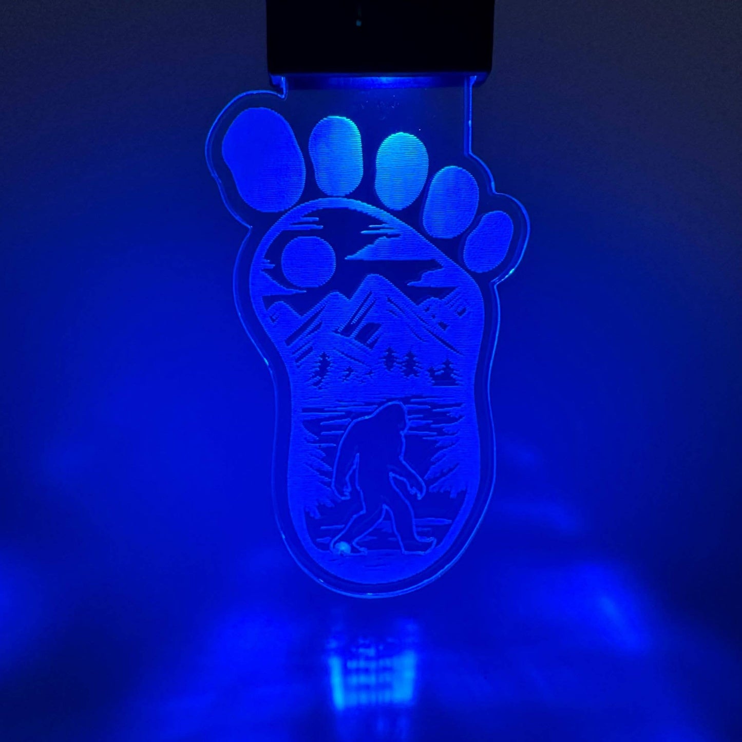 Bigfoot Rechargeable LED Keychain with Clip