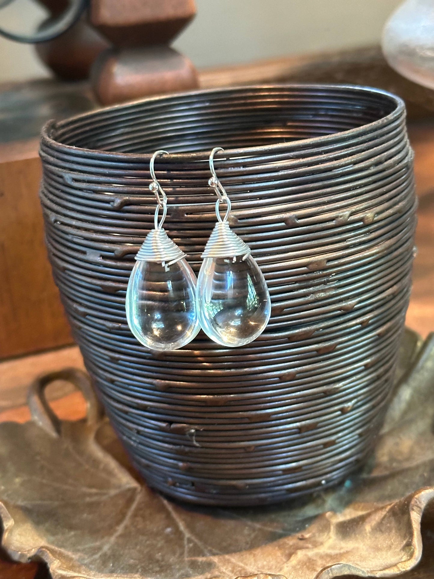 Lily Crystal Drop Earring.