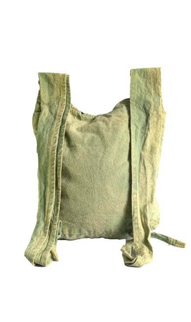 Yellow Cotton Linen Adjustable Tote Bag