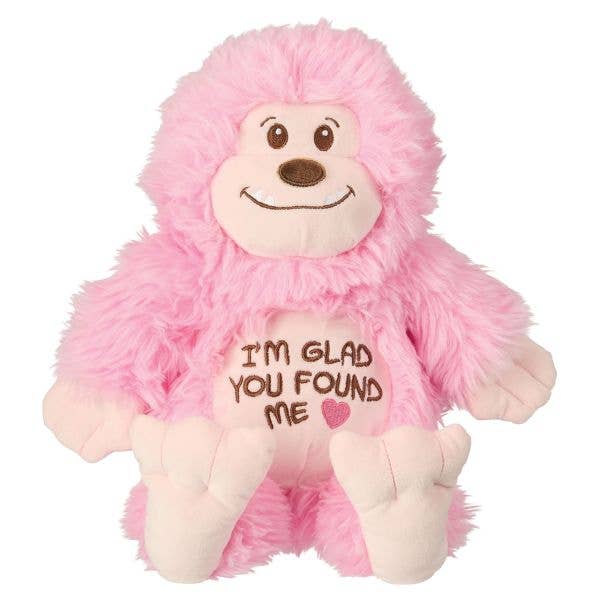 14-Inch Girl Bigfoot Plush I'm Glad You Found Me Stuffed Animal