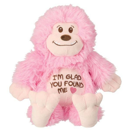 14-Inch Girl Bigfoot Plush I'm Glad You Found Me Stuffed Animal