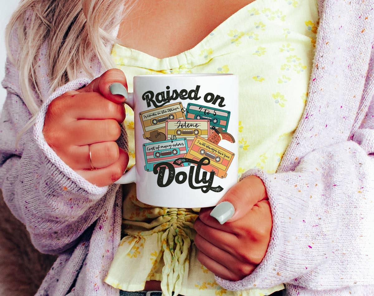 Raised On Dolly -  Country Music Coffee Mug KTJ07