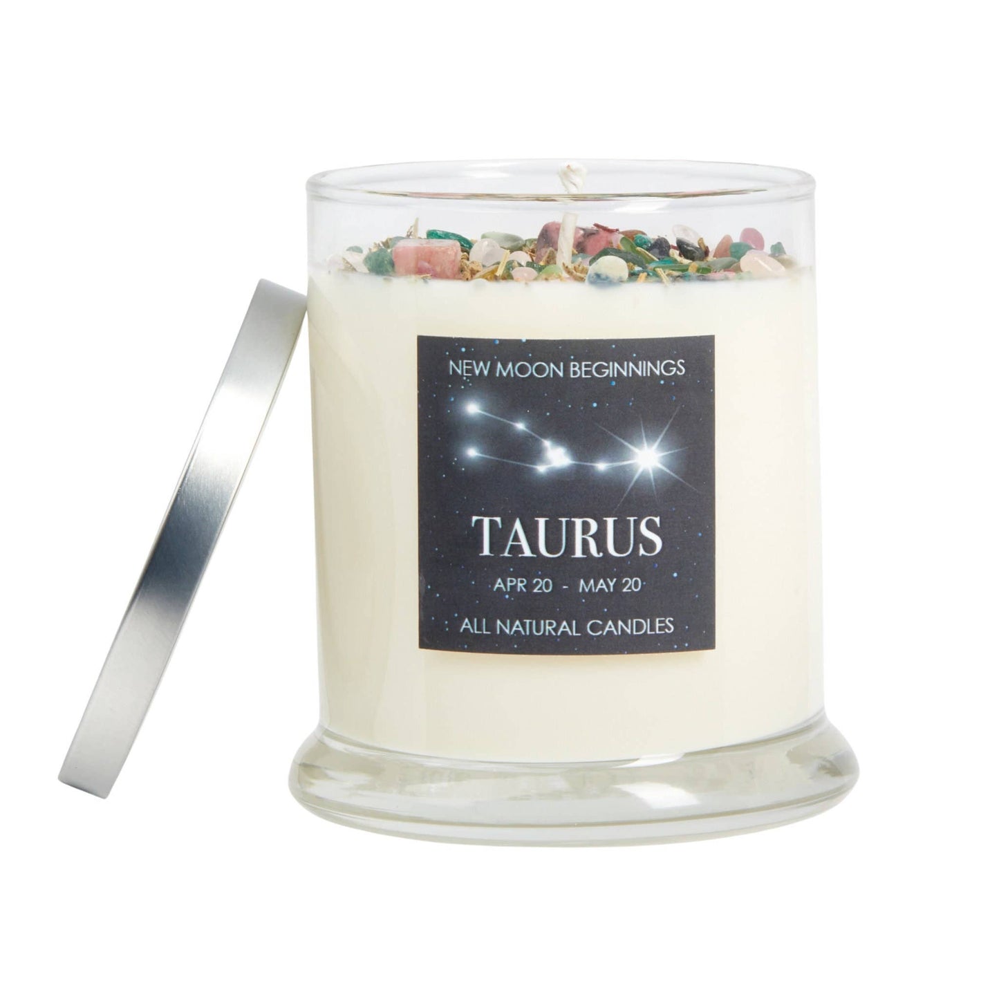 Crystal Cleansing Candles, Energy Candles 12oz Soy Candles Handmade