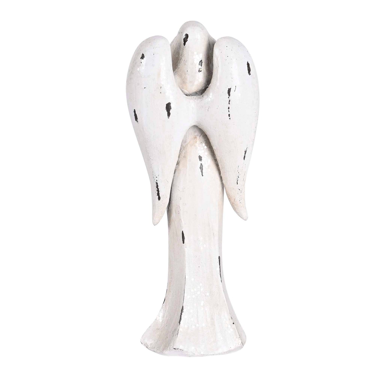 Angel Figurine Distressed Holding Book