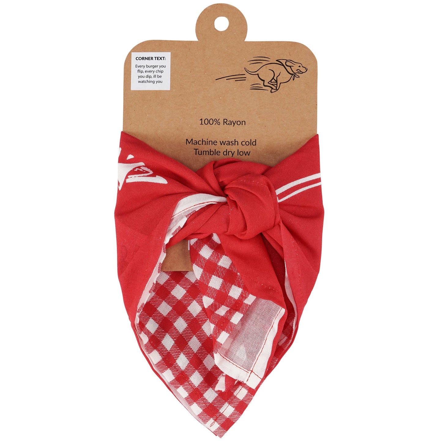 Large Every Burger Pet Bandana
