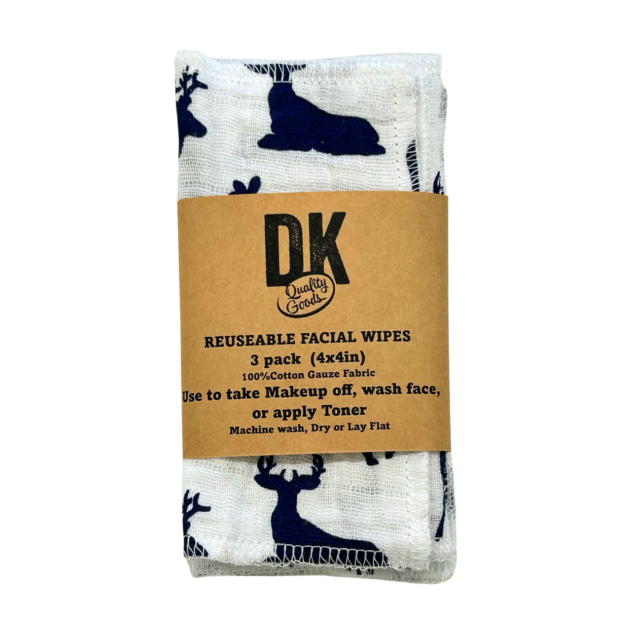 Reusable Facial Wipes-3 Pack