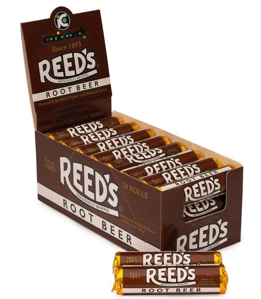 Nostalgic Reed’s “Root Beer” Hard Candy Roll Est. 1893!