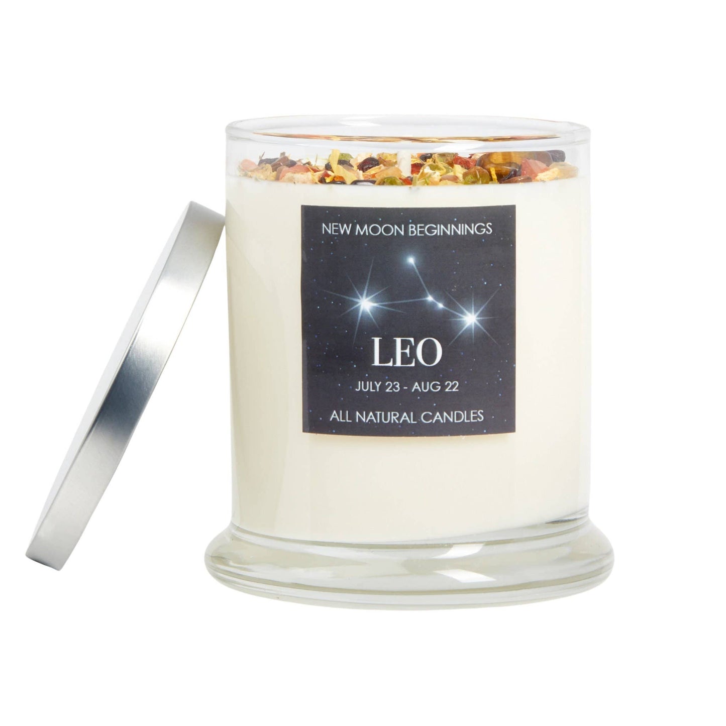 Crystal Cleansing Candles, Energy Candles 12oz Soy Candles Handmade