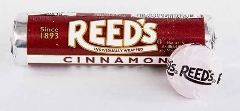 Nostalgic Reed’s “Cinnamon 
” Hard Candy Roll Est. 1893!