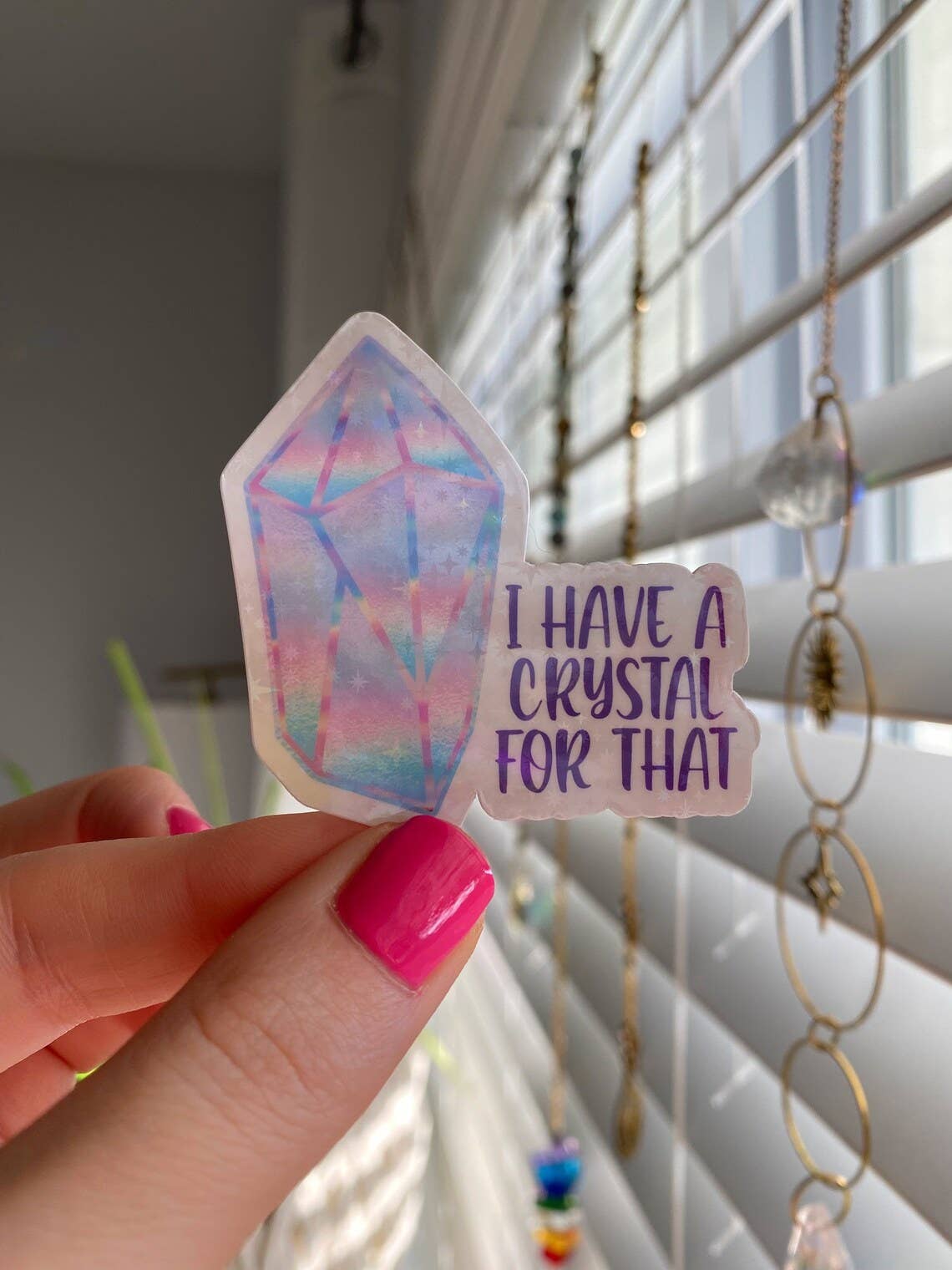 I have a crystal for that sticker (holographic)