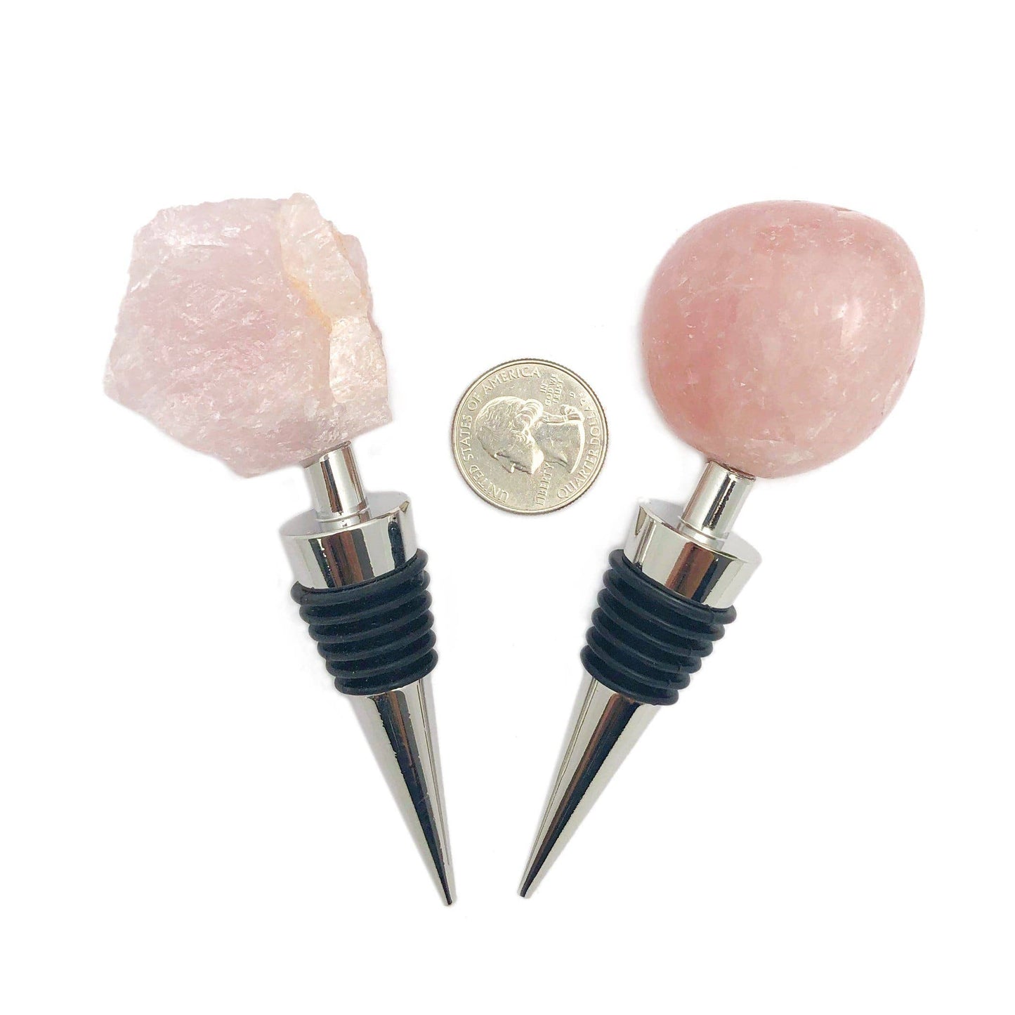 Crystal Bottle Wine Stopper - Stone Decor