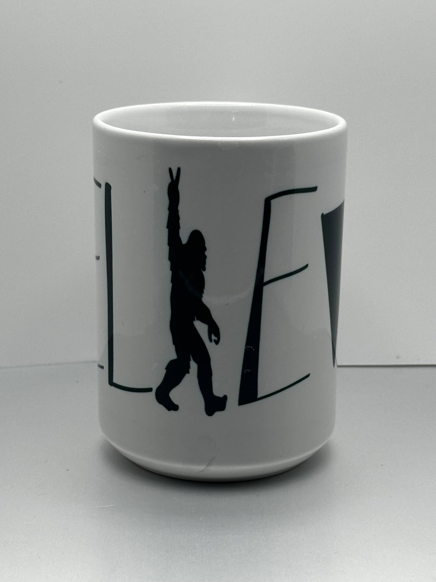 BELIEVE Bigfoot 15oz Ceramic Coffee Mug