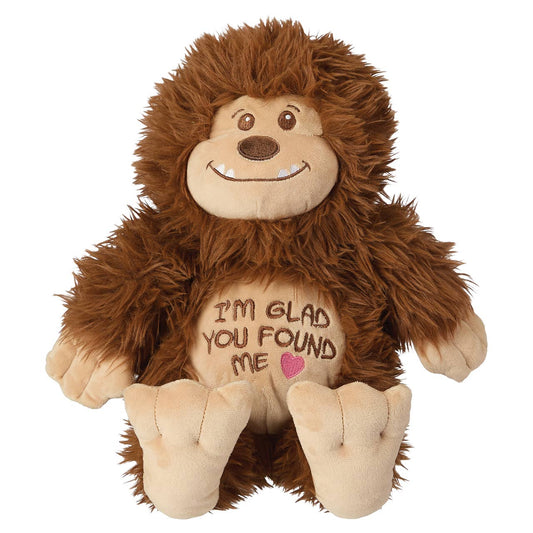 14-Inch Bigfoot Plush I'm Glad You Found Me Stuffed Animal