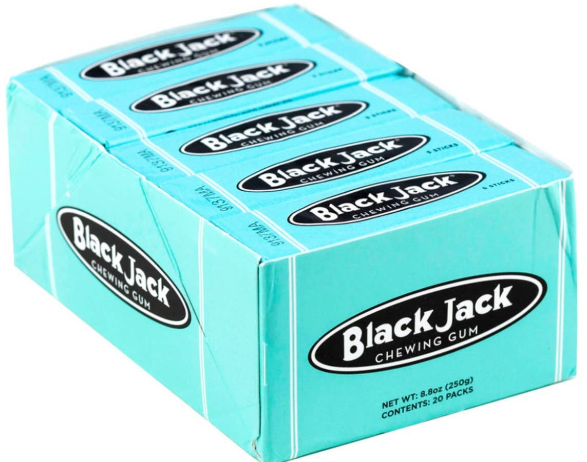 Nostalgic Chewing Gum 🎙️ “BLACK JACK” Retro Packaging