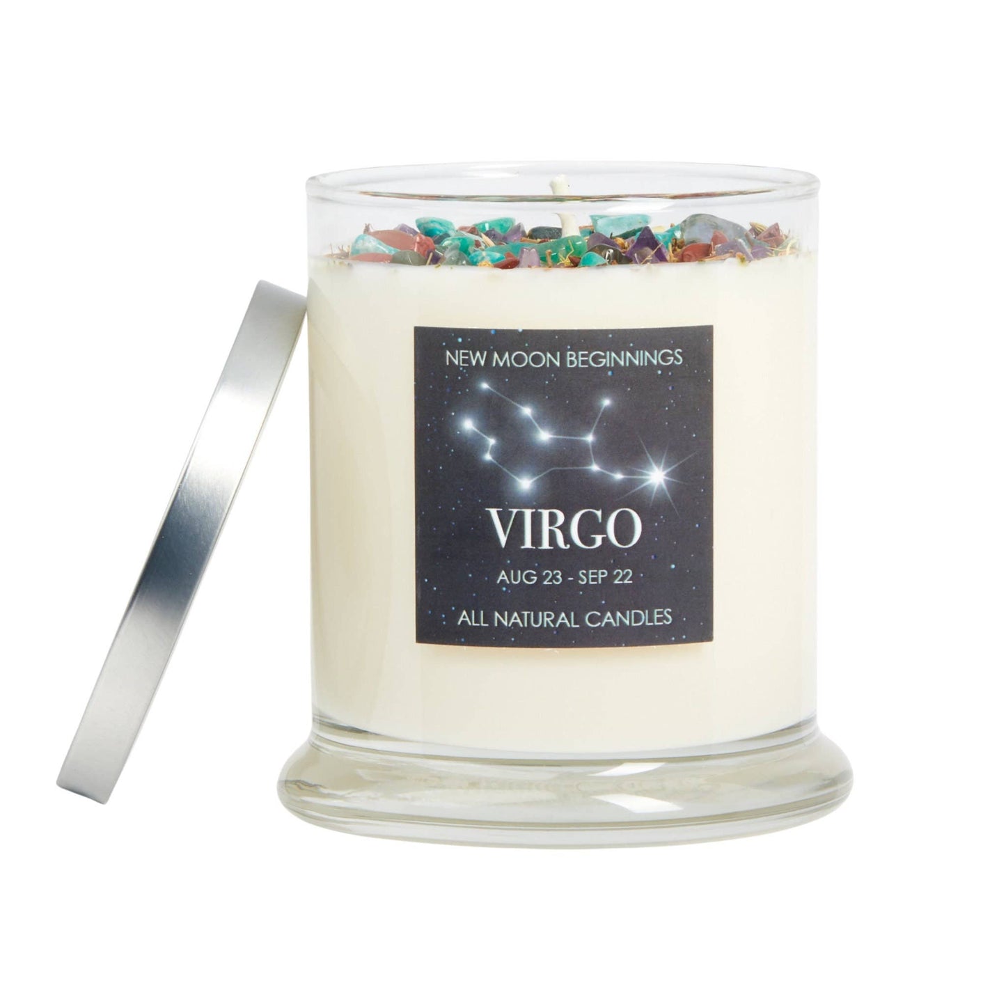 Crystal Cleansing Candles, Energy Candles 12oz Soy Candles Handmade
