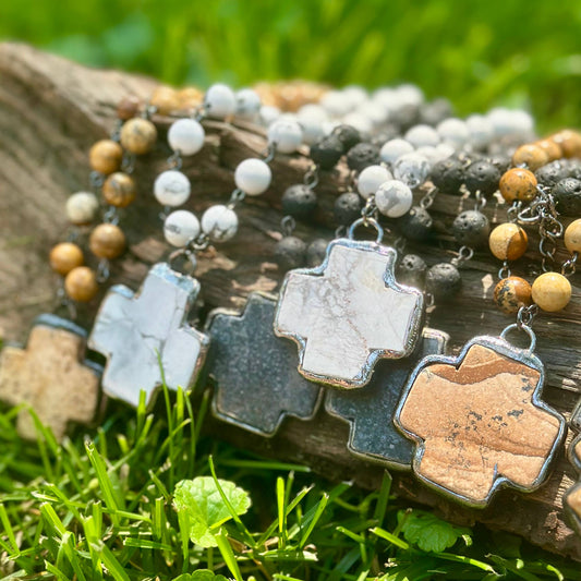 Teton  Soldered Cross Necklace