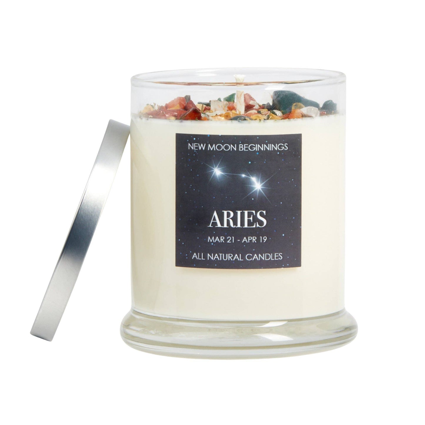 Crystal Cleansing Candles, Energy Candles 12oz Soy Candles Handmade