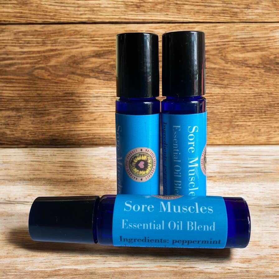 Sore Muscles Roll On - made with essential oils 