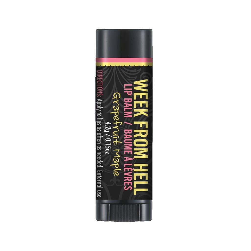 Week From Hell - Lip Balm Pack /20pc - Grapefruit Maple