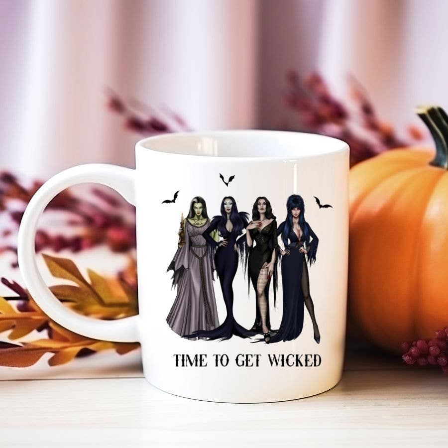 Time To Get Wicked Halloween Movies 11 oz Coffee Mug