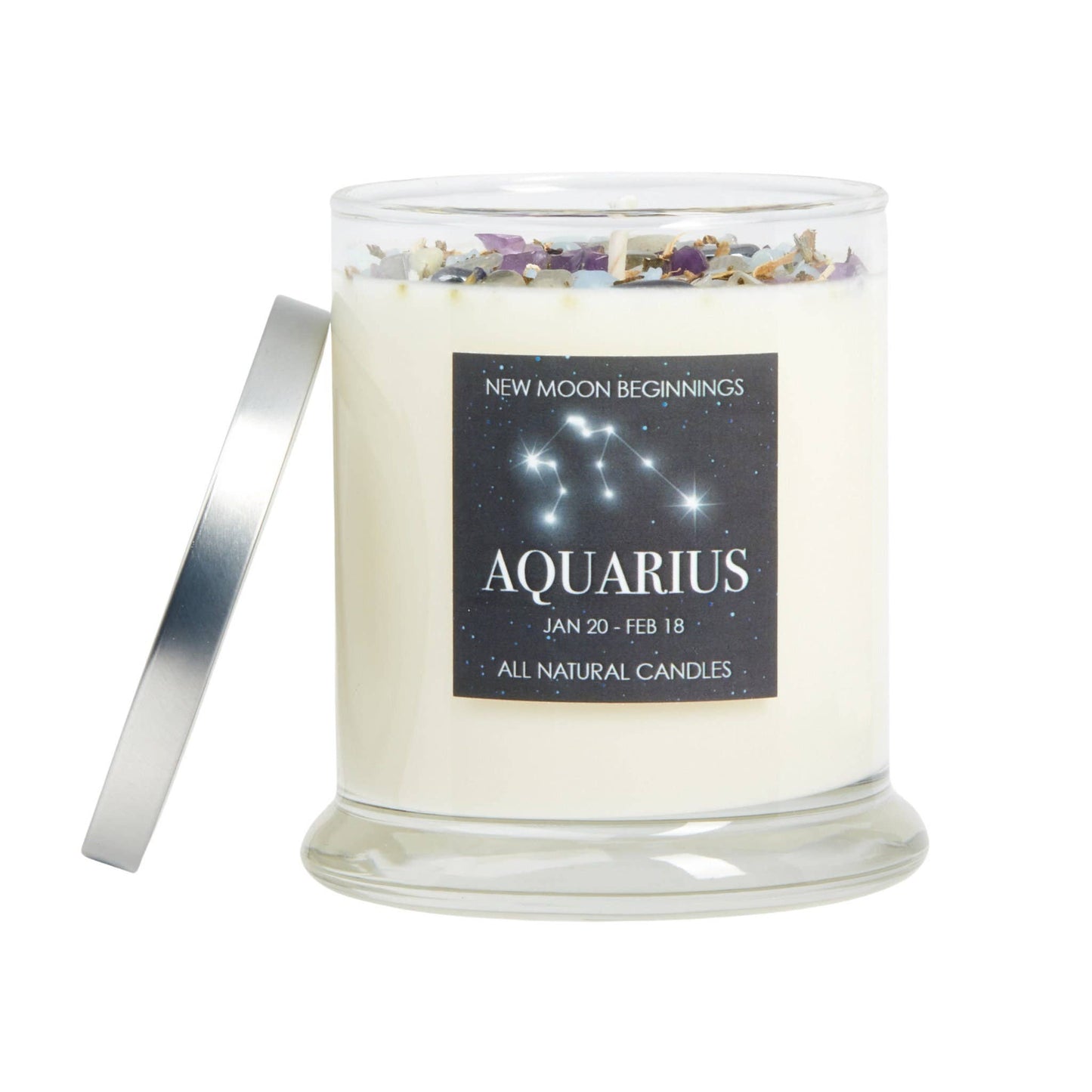 Crystal Cleansing Candles, Energy Candles 12oz Soy Candles Handmade