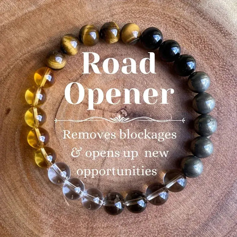  Natural Stone Obsidian Bracelet