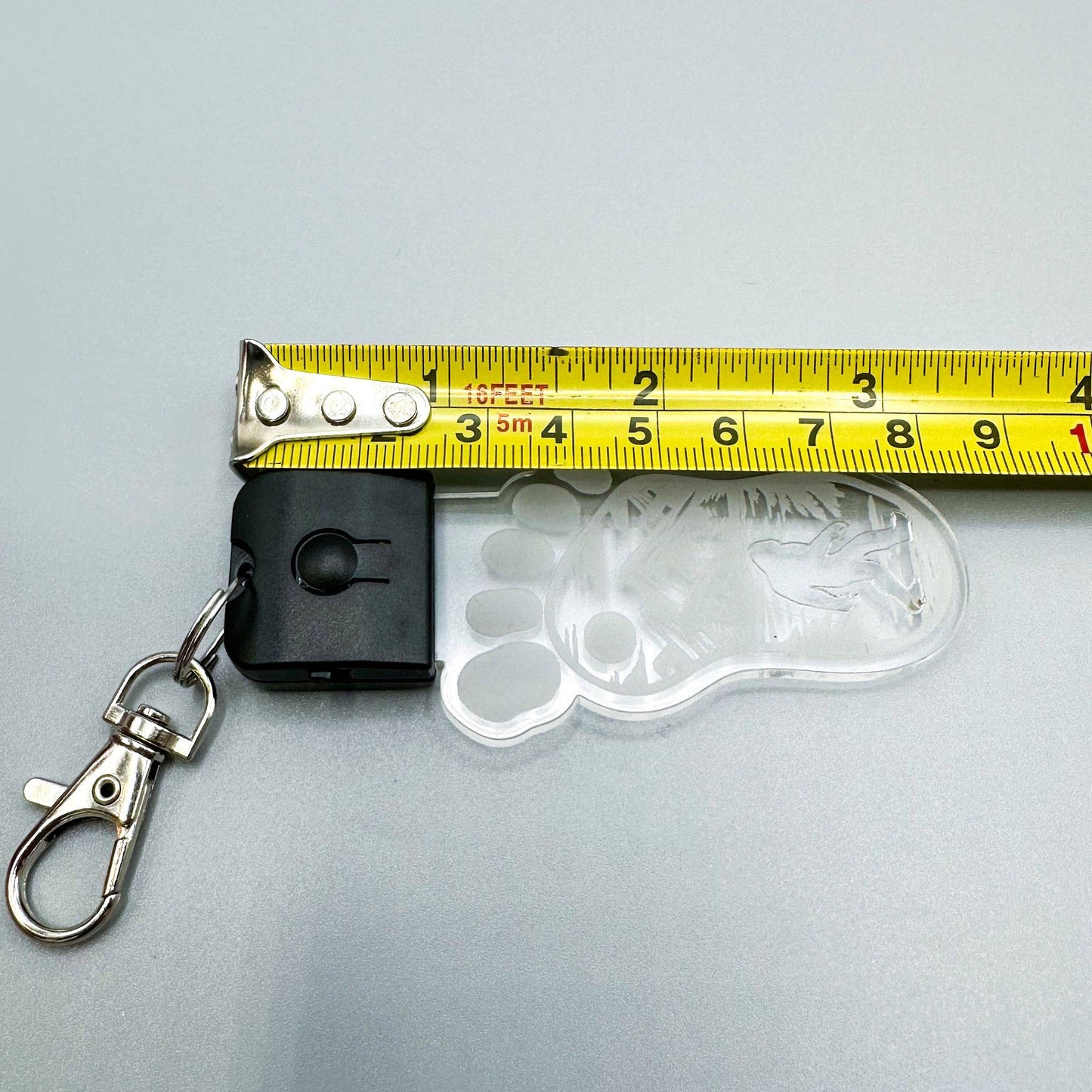 Bigfoot Rechargeable LED Keychain with Clip