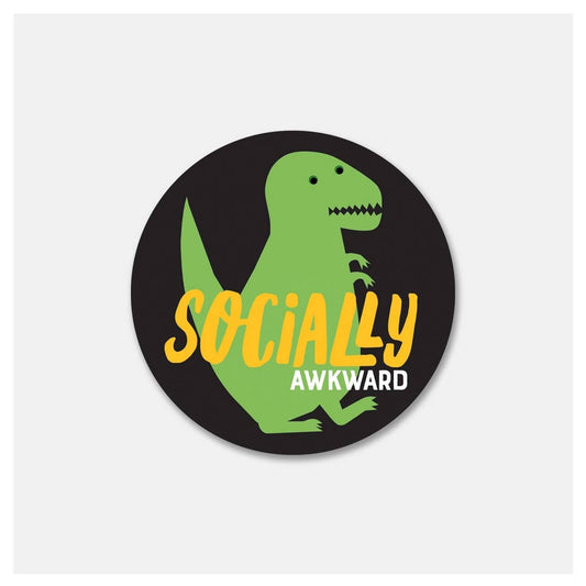Socially Awkward Dinosaur - Sticker