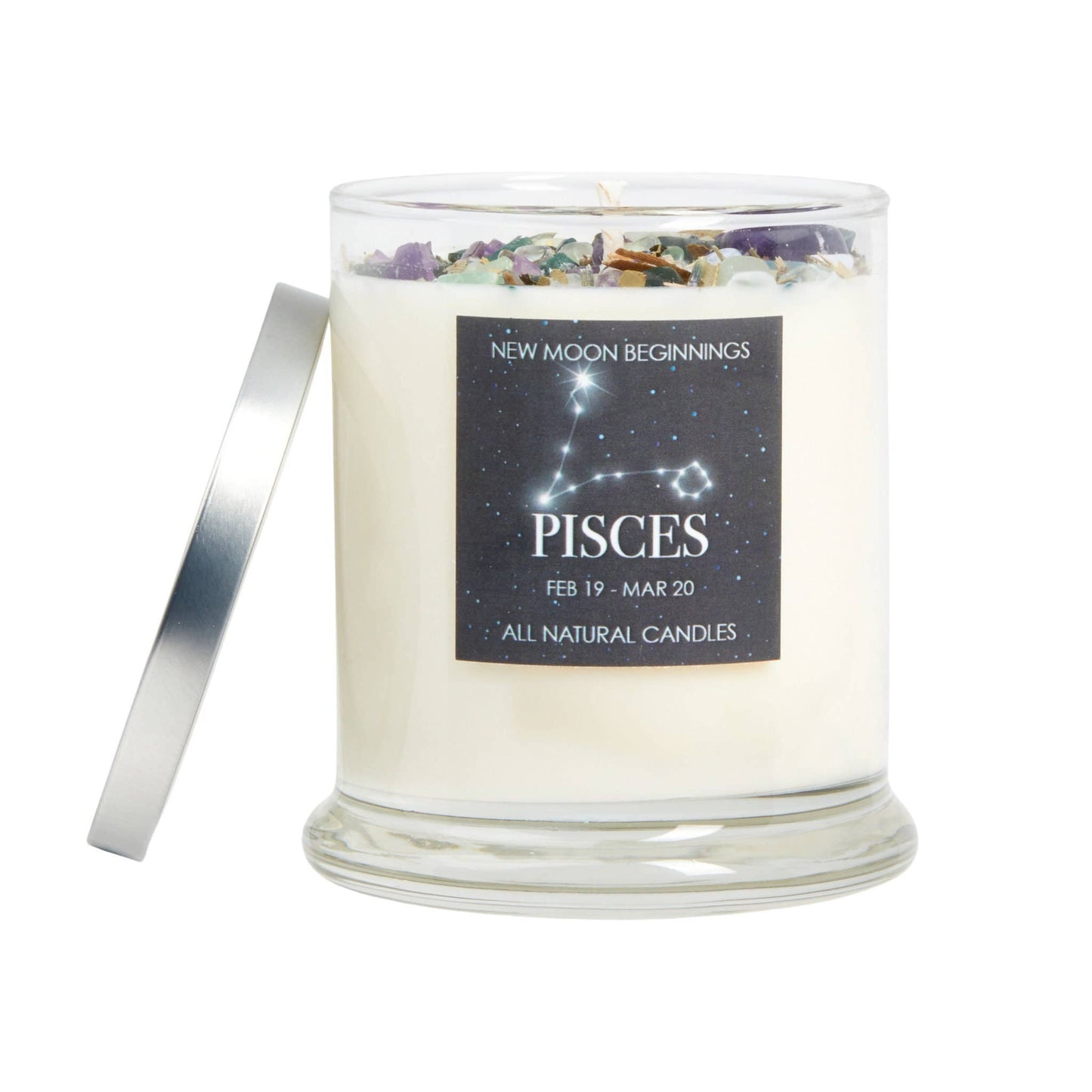 Crystal Cleansing Candles, Energy Candles 12oz Soy Candles Handmade