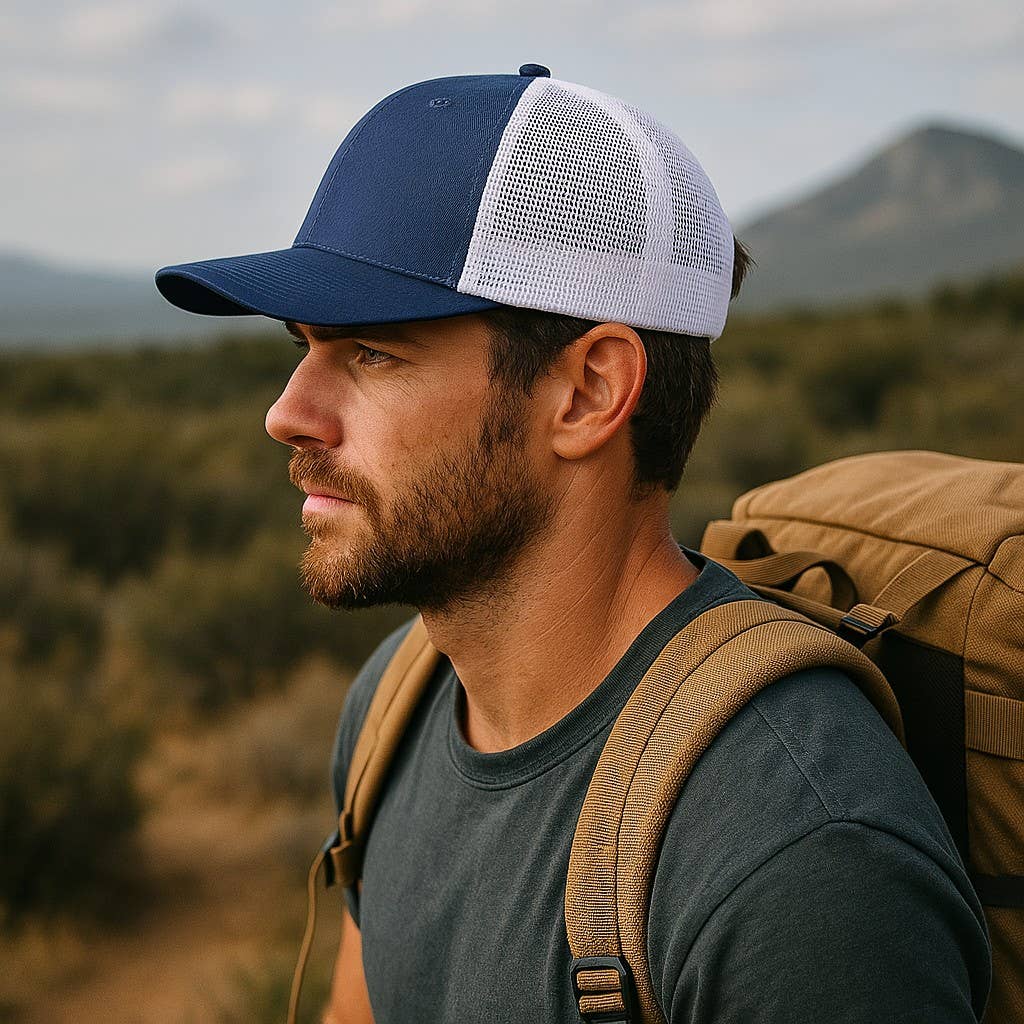 Smokey the Bear Snapback Trucker Hat W/ Patch