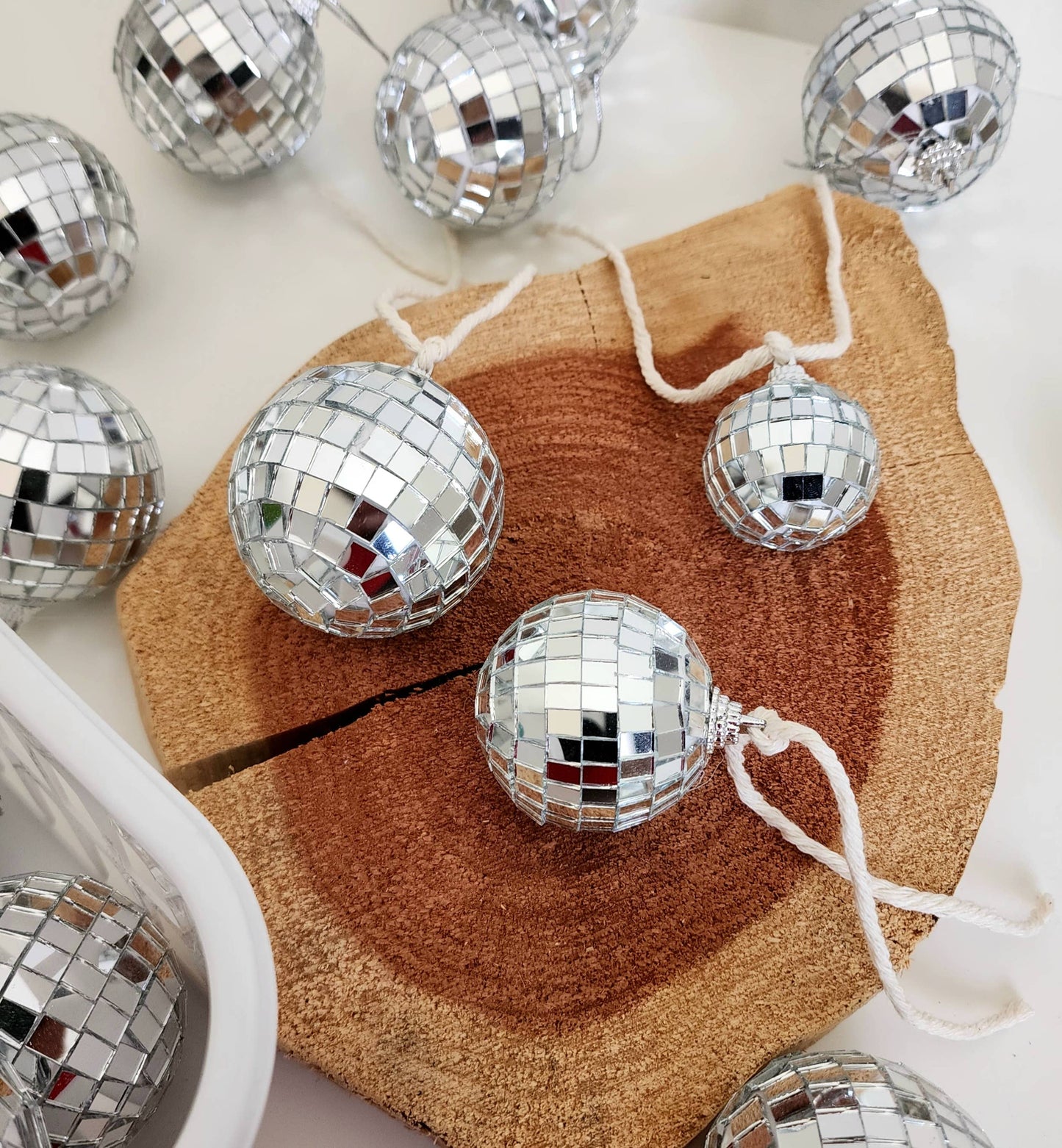 Disco Ball Charms, Car Accessories, Boho & Retro Home Decor