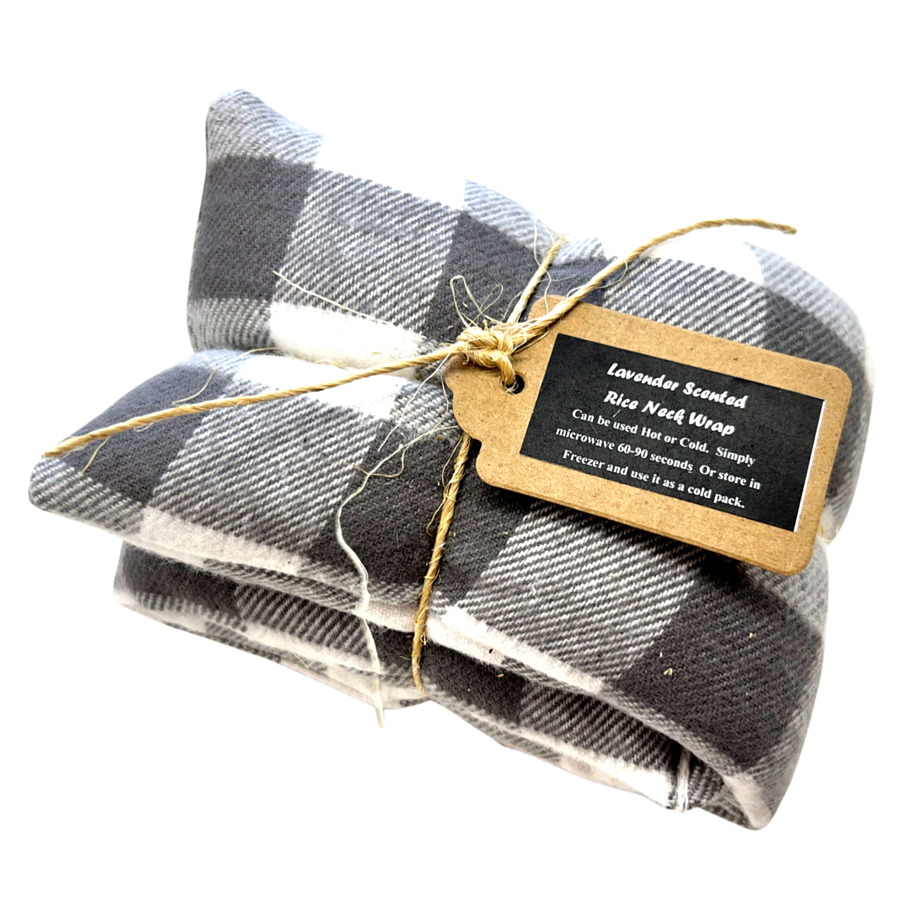 Flannel Lavender Scented Therapy Rice Neck Wraps